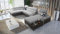 All4All Ecksofa Melani V 375x220x170cm - Schlaffunktion - Bettkasten - U-Form - Couch - Eckcouch - Schlafsofa - Wohnlandschaft - Sofa - Polstersofa - Freya210.20+ Kunstleder Tauro 8207 - Rechts - 26