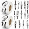 GwaOery Halloween Horror Sticker, 1000PCS Horror Movie Knife Roll Sticker Self Adhesive Waterproof Vinyl Stickers Halloween Stickers for Kids Halloween Party Decor