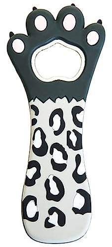 Décapsuleur magnétique en forme de patte de chat - Aimant de réfrigérateur - Décapsuleur en silicone pour barman de bière - Ouvre-bouteille en silicone