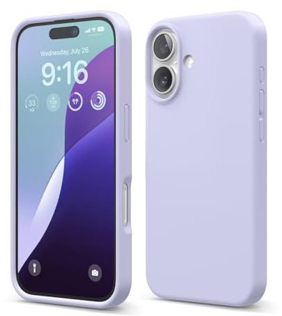 elago Liquid Silicone Case for iPhone 16 Purple