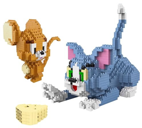 Micro Building Blocks, Micro Blocks Set, Particle Baustein-Set, Micro bausteine Erwachsene, Classic Cartoon Anime Mini Bausteine, Nano Micro Mini Blockiert DIY-Spielzeug Für Erwachsene(C)