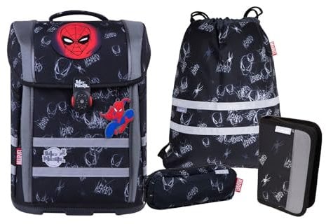 McNeill - Schulranzen-Set, 5tlg. - PERFECTO Kollektion 2025 (DISNEY-SPIDER MAN II)