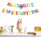 Geburtstagsgirlande, Alles Gute zum Geburtstag Girlande Filz, Happy Birthday Banner Bunt für Erwachsene Kinder Geburtstagsfeier Dekorationen