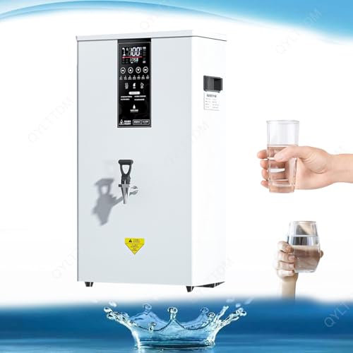 Instant Hot Water Dispenser Automatic, with LCD Touch Screen, 3000W Drinking Hot Water Boiler, Wall-Mounted/Desktop Dual-use, Faucet Height 27CM, Wall kettle for Staff Rooms and Offices