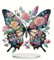 KiKiHong 5D Diamond Painting Schmetterling Aufsteller,Diamant Malerei Tischdeko mit DIY Bastelset Geschenk-Set für Erwachsene/Kinder,Desktop Dekorationen