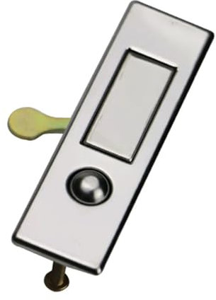 Serrure de porte en bois for meubles en acier inoxydable, bouton à points, serrure à ressort MS507, boîte à borne d'incendie, 1 pièce