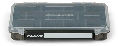 Plano StowAway 3600 Stow Tackle Box with Corrosion-Preventive Rustricor, Single Latch Design, Transparent DuraView Lid, Stackable Storage for Fishing Bait, Lures and Gear