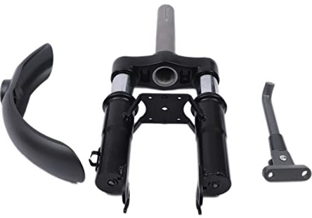 Set forcella ammortizzatore per Xiaomi M365/1S/Pro/Pro2/Mi3 con supporto e parafango, in lega di alluminio, sospensione stabile, antiurto e resistente alle intemperie, nero