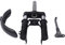 Set forcella ammortizzatore per Xiaomi M365/1S/Pro/Pro2/Mi3 con supporto e parafango, in lega di alluminio, sospensione stabile, antiurto e resistente alle intemperie, nero