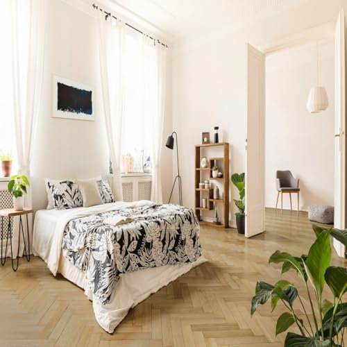 Luvanto Premium Plus Classic Oak Wood Effect SPC Click Lock Luxury Vinyl Tile - Herringbone(6mm LVT) For Domestic & Commercial Use, Suitable For Underfloor Heating