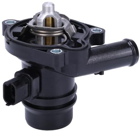 Termostato del liquido di raffreddamento compatibile con Opel, sostituisce 25200455, 55565336, 55579010, 55593034, 1338031, 1338251, 1338380