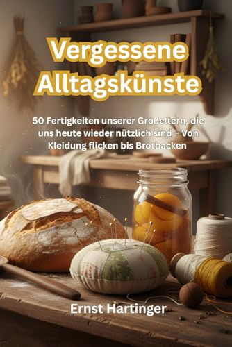 Vergessene Alltagskünste: 50 Fertigkeiten unserer Großeltern, die uns heute wieder nützlich sind – Von Kleidung flicken bis Brotbacken