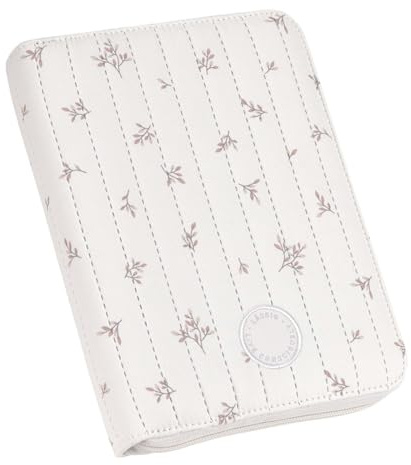 LÄSSIG Federmäppchen Document Pouch Miracle of Nature Leaves Creme