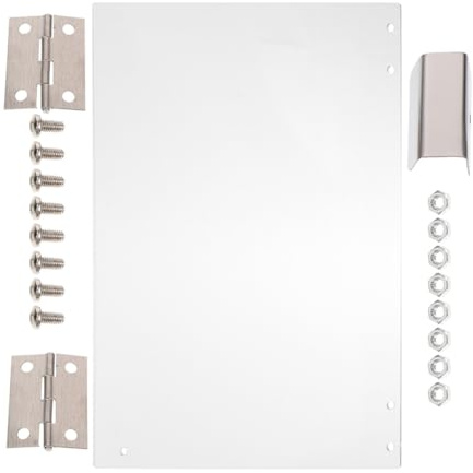 Toyvian Popcorn Machine Protector Panel Thickened PVC Replacement Door Panel 36.3X21.5Cm Portable Plastic Baffle for Commercial Popcorn Maker Accessories