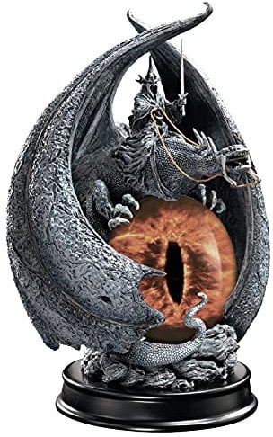 The Noble Collection The Lord of the Rings Fury Of The Witch King Incense Burner - 8in (20cm) Cold Cast Porcelain Sculpture - Officially Licensed Film Set Movie Props Gifts