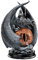 The Noble Collection The Lord of the Rings Fury Of The Witch King Incense Burner - 8in (20cm) Cold Cast Porcelain Sculpture - Officially Licensed Film Set Movie Props Gifts