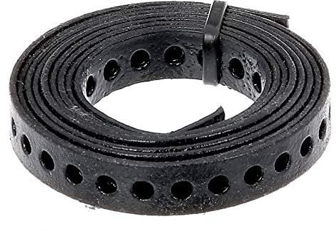 Alberts 334161 Bande perforée | avec ou sans bobine | plastifiée, en noir | largeur 17 mm | longueur 1,5 m