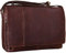 STILORD 'Elias' Echtleder Umhängetasche 15.6 Zoll - der verbesserte Klassiker - Vintage Lifestyle 2.0, Farbe:cognac - dunkelbraun