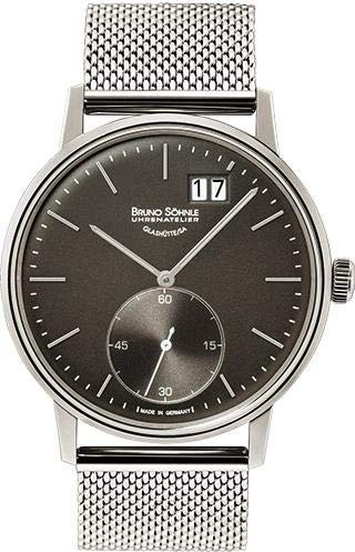 Bruno Söhnle Glashütte Herrenuhr Stuttgart Milanaise 17-13179-844