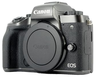 Canon EOS M5 Appareil Photo + EF-M 15-45 is STM Objectif + EF-EOS M Bague d'adaptation Noir