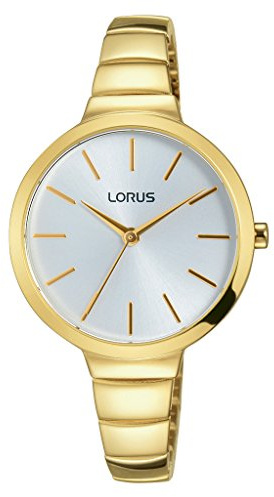 Lorus Watches Damen-Armbanduhr Fashion Analog Quarz Edelstahl beschichtet RG216LX9