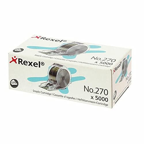 Rexel 06311 Heftklammen in Cartridge für Stella 70 groß, Heftung bis 70 Blätter, 5000 Stück