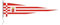 Everflag Langwimpel: Bremen + Wappen 150cm