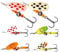 Savage Gear Caviar Spinner, Hechtköder, Angelköder, Kunstköder, Barschköder, Zanderköder, Köder für Hecht, Zander, Barsch, Forellenköder, Barschspinner, Forellenspinner, Hechtspinner, Farbe:Fluo Orange, Größe / Gewicht / Packungsinhalt:Gr. 4 / 18g