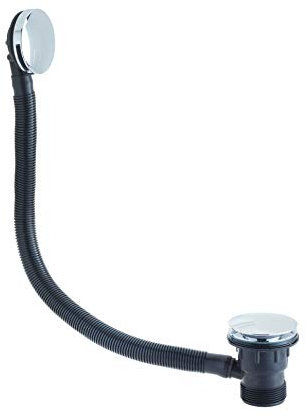 Bristan W BATH03 C Bonde de Baignoire Ronde trop-Plein C, Chrome, Round Clicker