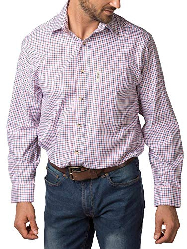 Rydale Country Check Men's 100% Cotton Button Down Checked Outdoor Smart Casual Work Shirt