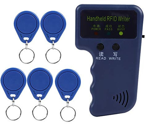 Tragbarer/tragbarer RFID Kartenleser/Schreiber Annäherungskarte Duplizierer Programm für RFID ID Karte mit 5 Tags Frequenz 125K