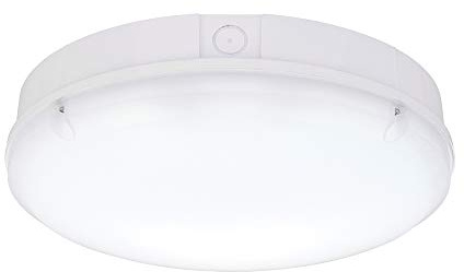 Saxby 77901 Forca Gloss White IK08 IP65 Emergency Outdoor 3000K/4200K/6500K CCT LED Bulkhead