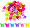Mandalahuang Lot de 100 pinces à cheveux papillon pour filles, pastel, arc-en-ciel, mini pinces à cheveux pour tout-petits