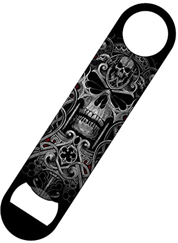 Spiral Reapers Door Bar Blade Bottle Opener Black 18x4cm