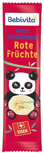 Bebivita Früchte Riegel MAXI BEISS MICH! Rote Früchte, 16er Pack (16 x 35 g)