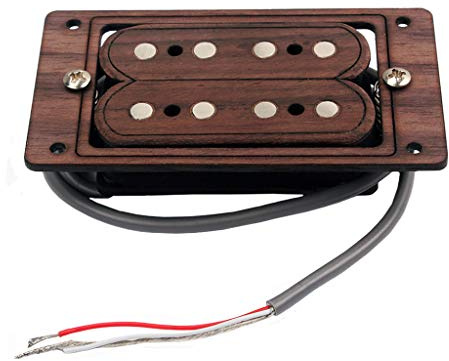 Alnicov 4-saitige Palisander Zigarrenschachtel Gitarre Humbucker Pickup