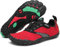 SAGUARO Barfußschuhe Damen Wassersportschuhe Herren Traillaufschuhe Laufschuhe Atmungsaktiv Straßenlaufschue Wasserschuhe Strandschuhe Frauen Schnell Trocknend Zehenschuhe rutschfest Rot 42 EU