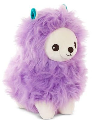 B. toys - Llama di peluche viola - 30 cm Animale di peluche - Llama morbido e colorato - Giocattoli per neonati, bambini, ragazzi - Fluffy Funkies - Lola Llama, 0 mesi +