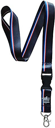 Tour de Cou Porte Badge Régions Porte Clés Cordon avec Clip (Bretagne)
