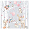 Grandora Wandtattoo Wandsticker Kinderzimmer Tiere Wald Birkenstämme Wandaufkleber Wanddeko Babyzimmer Spielzimmer Wandbild Kinder Mädchenzimmer Aufkleber DL759-4