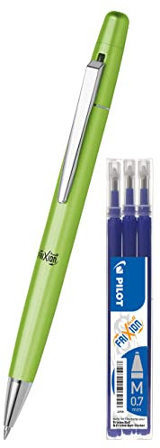 Pilot Pen - Tintenroller Frixion Ball LX, Strichbreite M, grün + Ersatzminen