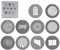 NANLITE GOBO Set 1 für Forza FM Projektor
