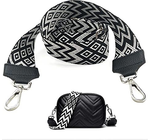 Taschengurte Zum Wechseln,Taschengurt Breit,Taschenriemen Width 5 cm,Schulterriemen Length Adjustable 80-140 cm,Schultergurt für Taschen,Bag Strap