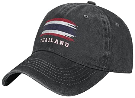 YINGD Unisex Baseball Cap Thailand Flagge Verstellbare Baseball Cap Atmungsaktive Sonnenhut für Erwachsene Frauen Herren, #998, One size