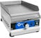 Cleiton® Plancha Industrial de Acero Inoxidable a Gas 30 cm Sobremesa Grosor de la Placa 4 mm para un Rápido Calentamiento con Termopar CE | Potencia 3 kW | Bares y Restaurantes