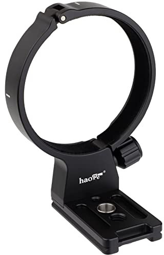 Haoge Collier d'objectif pour objectif Tamron 50-400 mm A067 avec trou QD intégré, plaque de dégagement rapide, bague de montage LMR-TL540
