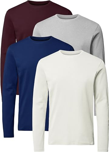 FULL TIME SPORTS® Tech 6Er-Pack Sortierte Kurzärmlige, Freizeit Oberteile, Multipack, Herren-T-Shirts Mit Rundhalsausschnitt