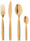 KASANOVA 24 posate oro in acciaio inox Matrix, set posate 6 persone, set posate 24 pezzi acciaio inox con forchetta, coltello, cucchiaino e cucchiaio