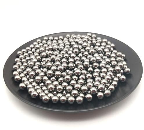 1000 x 8mm Steel Slingshot Ammo (1000 Count) – Precision Polished Carbon Steel Ball Bearings for Catapult Hunting and Target Practice – Heavyweight High-Velocity Ammo