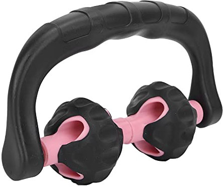 Verdant Touch Trigger Point Roller Massageroller Handheld Trigger Point Muscle Body Leg Deep Tissue Massager Roller, Pink